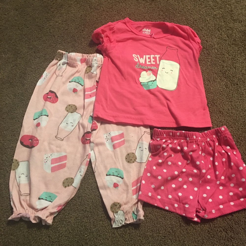 Carter’s 3 piece pajama set size 24m